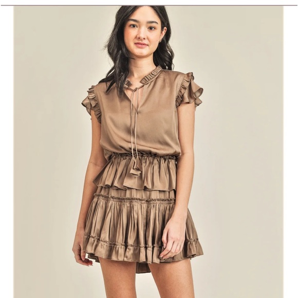 Reset Summer Dress in Mocha - Picture 2 of 4